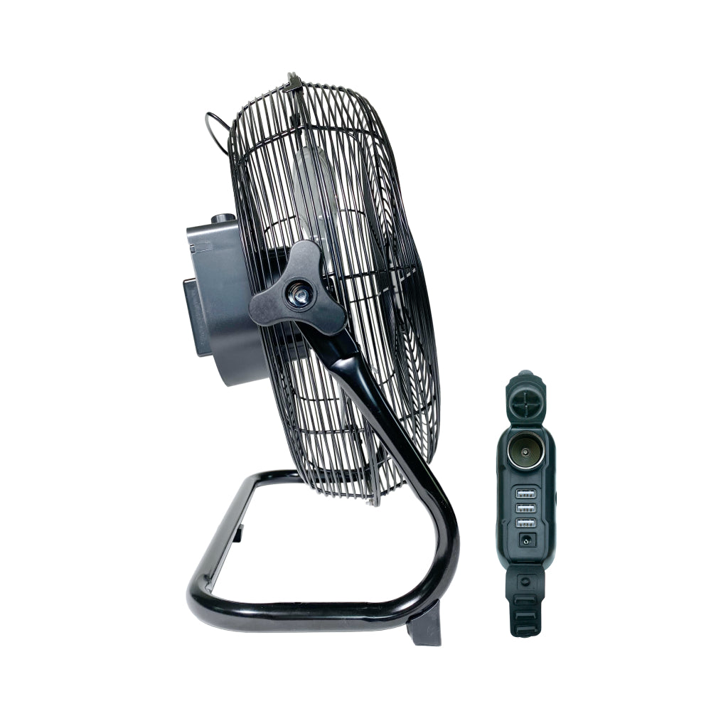 solar powered outdoor fan