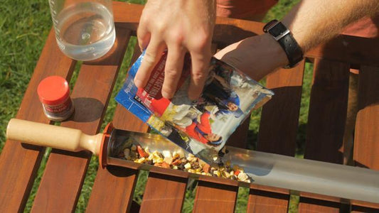 Solar Cooking Dehydrated Foods (Video)