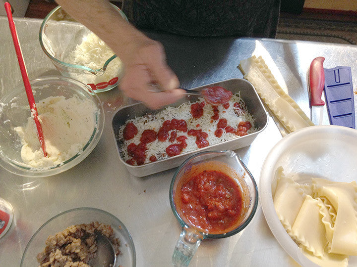 GoSun Solar Oven Lasagne