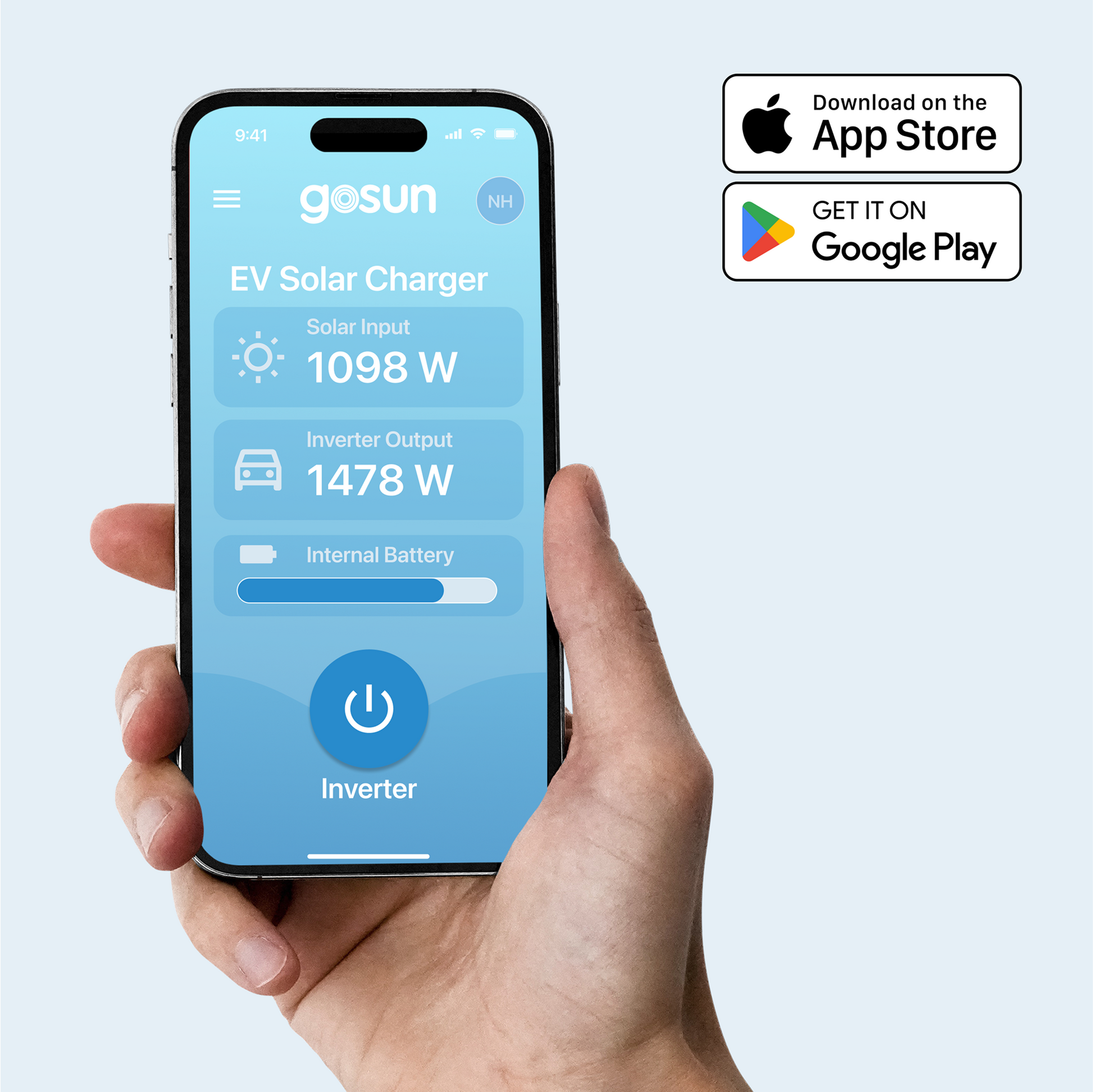 solar powered electric car charger